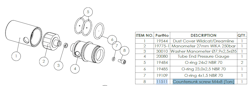FX Biathlon MKII 11511 Countersunk screw M4x8 Torx
