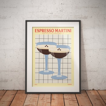 Elin PK Espresso Martini Drink Poster