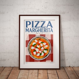Elin PK Pizza Margherita Food Poster
