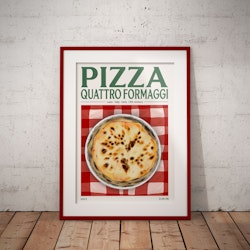 Elin PK Pizza Quattro Formaggi Mat Poster