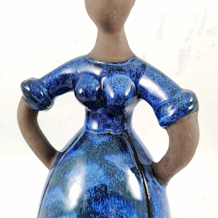 Stor kvinna i keramik, Elsi Bourelius, Jie, 1960-70-tal
