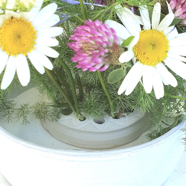 Blomstergroda, blomsterhållare