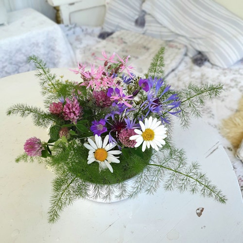 Blomstergroda, blomsterhållare