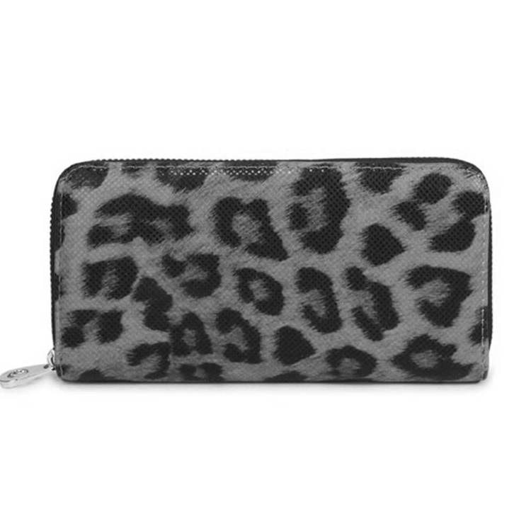 Plånboksväska leopard grå Charmant