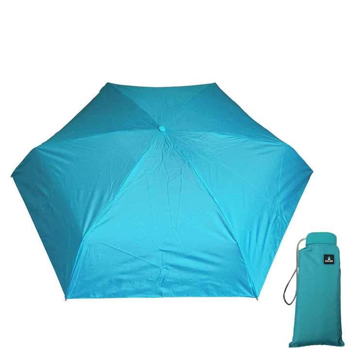 Paraply mini hopfällbart turkos