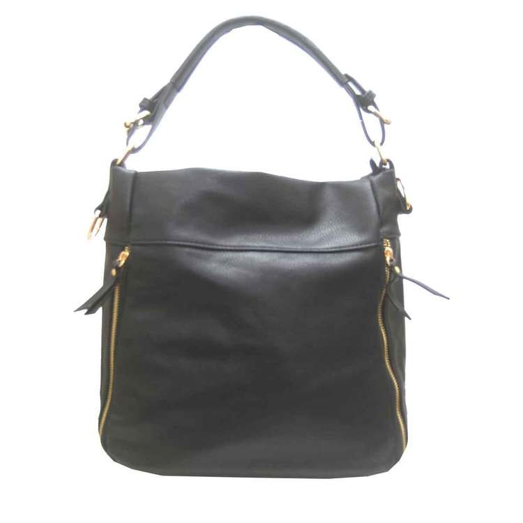 Handväska påsmodell svart pu S.A.C 5132900