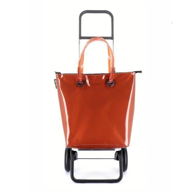 Shoppingkärra 2 hjul Minibag Orange vikbar med