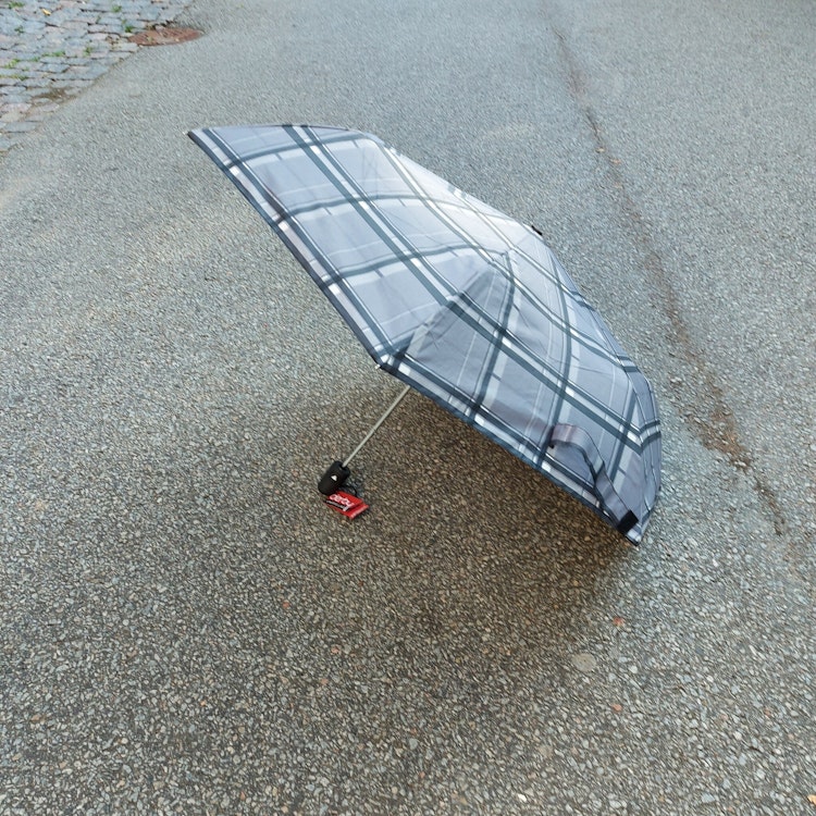 Paraply Rutigt Lätt Automatisk Uppfällning 6 olika