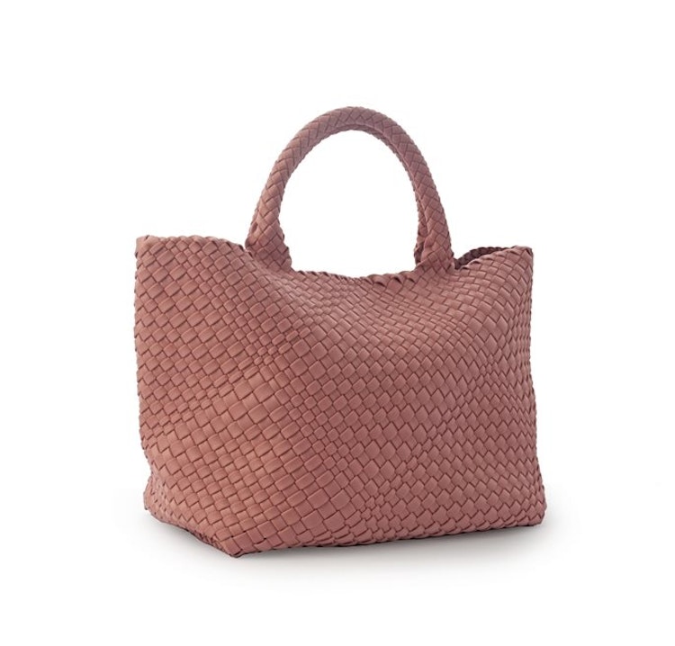 Handväska Braided shopper Dusty Pink - Ceannis