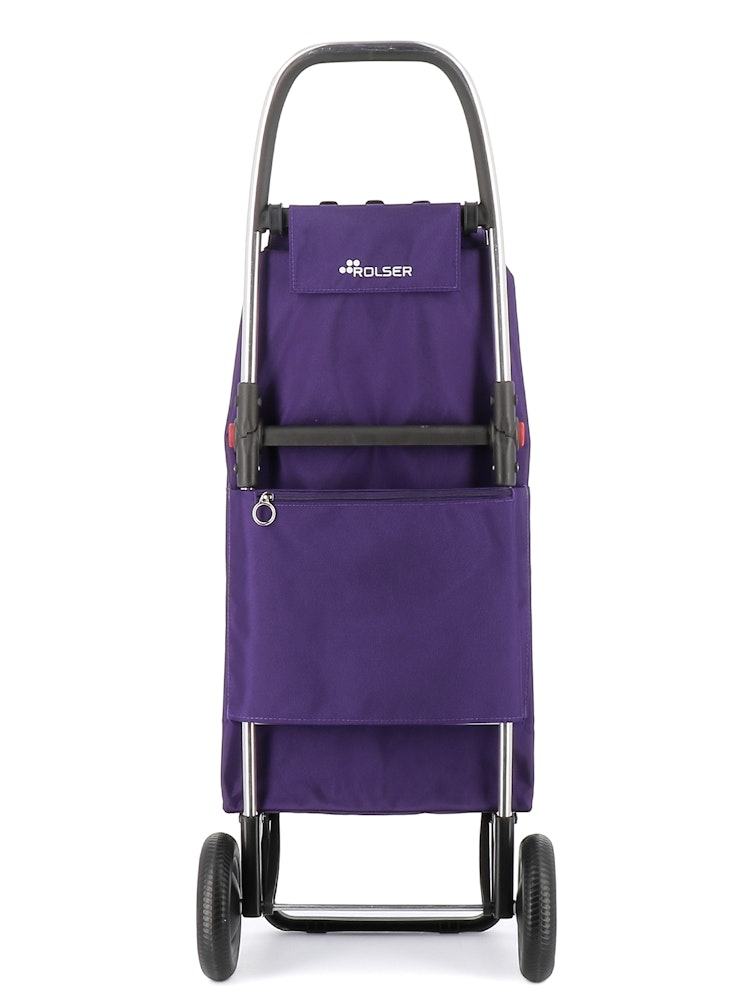 Shoppingvagn Rolser 2L (2 hjul+vikbar) I-Max MF lila baksida