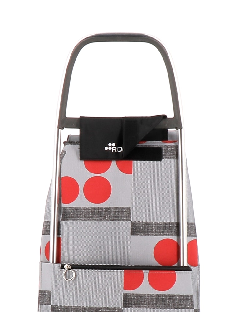 Shoppingvagn Rolser 2L (2 hjul+vikbar) I-Max Logos röd fäst för väska