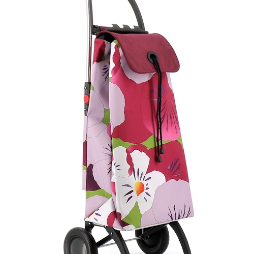 Shoppingvagn Rolser 2L (2 hjul+vikbar) I-Max Taku Rosa Blommig