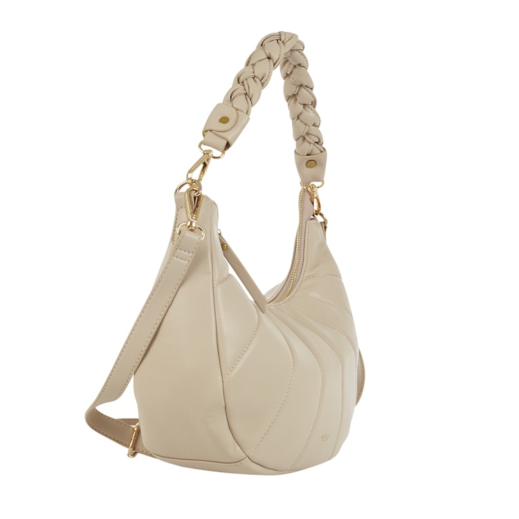 Väska Hobo Beige från Ulrika Design kollektion Fan 35 3270 sida