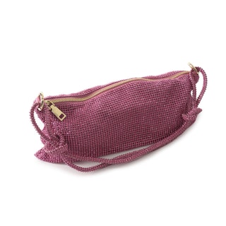 Festlig väska - Knotted Handle Evening Bag, Pink, Ceannis