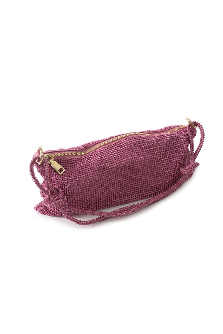 Festlig väska - Knotted Handle Evening Bag, Pink, Ceannis