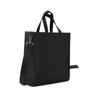 Handväska City Bag | Recycled Leather | Black - Ceannis