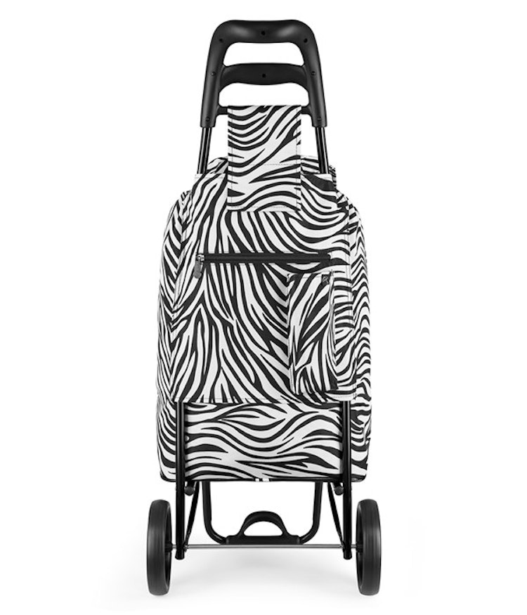 Shoppingvagn City X Shopper Ergo Zebra-svart/vit