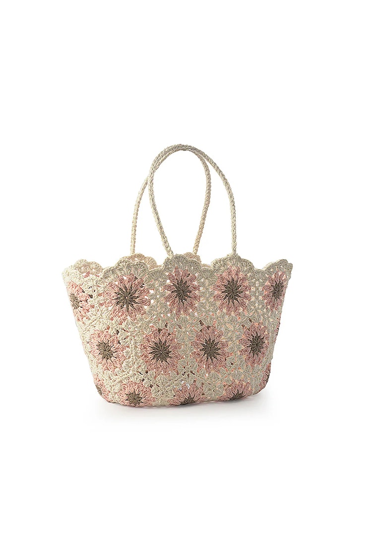 Basket | Sunflower Crochet | White Ceannis