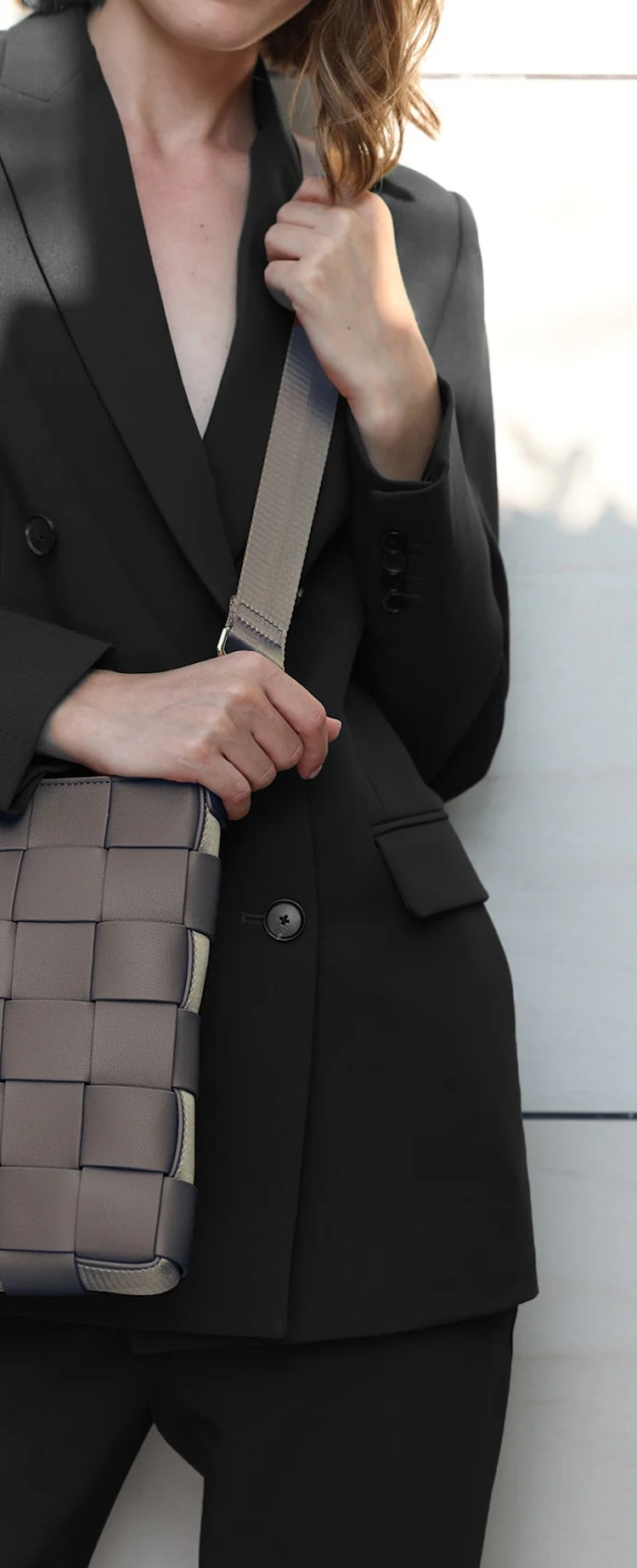 Ceannis Shoulder Bag Flätad | Iron 047119281