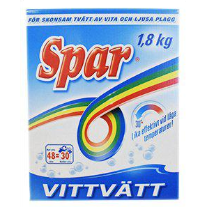 Spar Tvättmedel Vittvätt 1,8kg