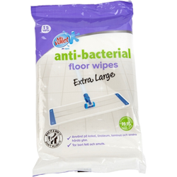 Anti-bacterial floor wipes