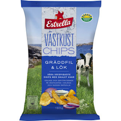 Estrella Västkustchips Gräddfi