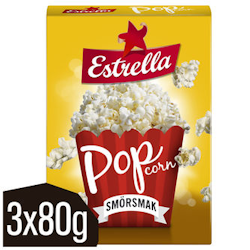 Estrella Popcorn Smör 3pack 24