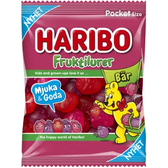 Haribo fruktilurer bär 80g