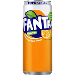 Fanta Zero Orange Sleek Can 33