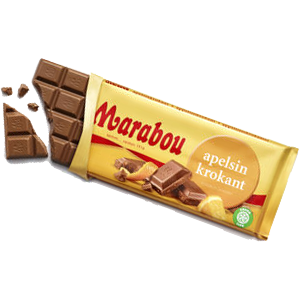 Marabou Apelsinkrokant 200 g