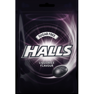 Halls Liquorice 65 g