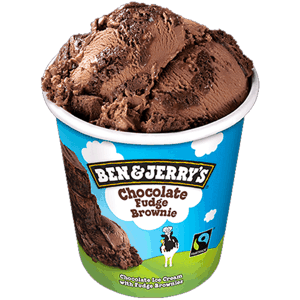 Ben & Jerrys chocolate fudge