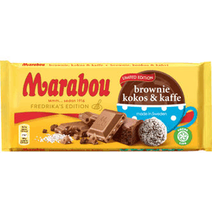 Marabou Brownie,kokos&kaffe
