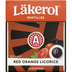 Läkerol Red orange licorice