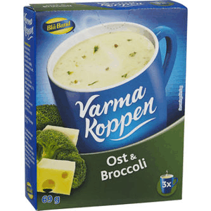 Varma koppen ost & broccoli