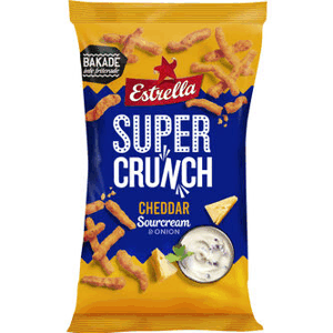 Estrella Super Crunch Cheddar Sourcream&onion 175g