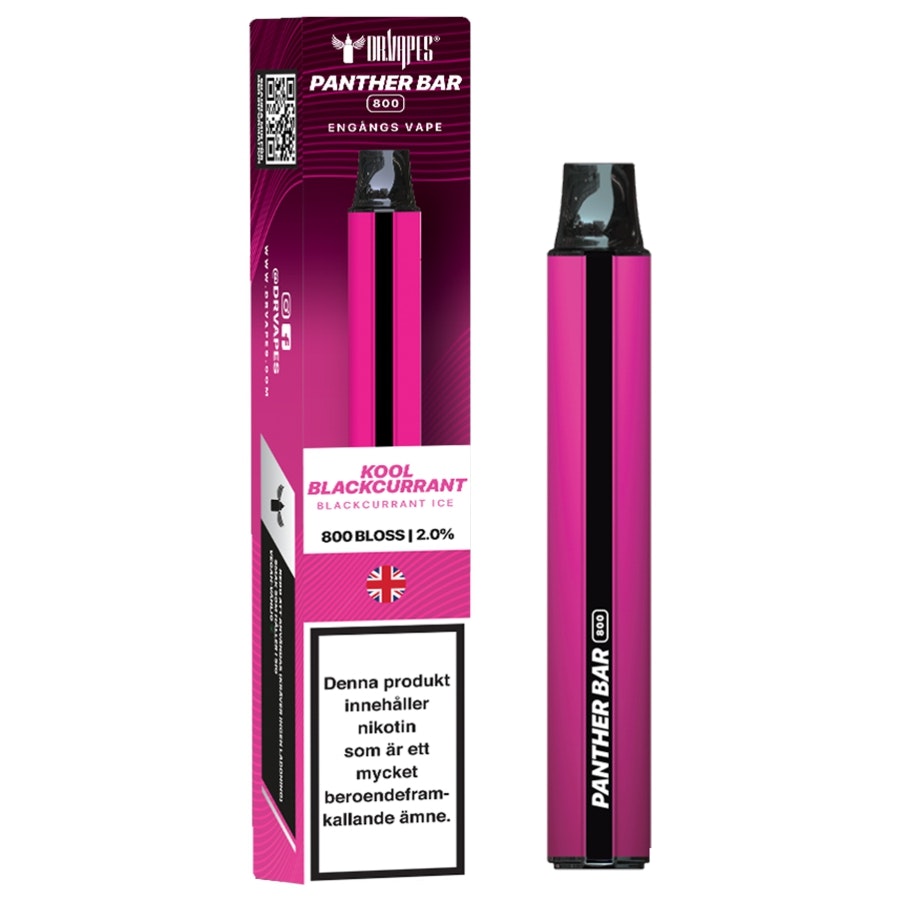 Panther bar blackcurrant ice 20mg pod