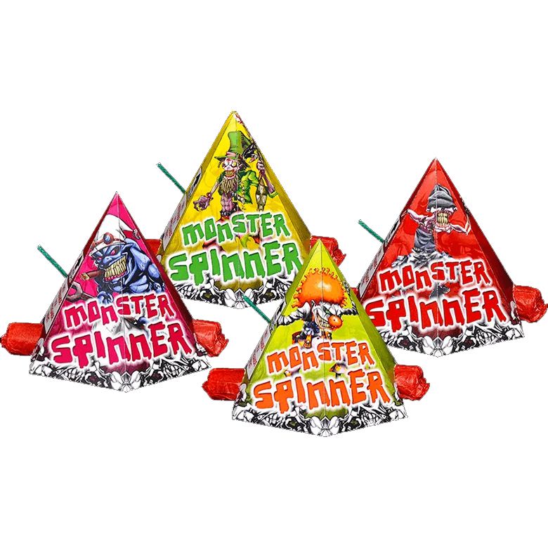Monster Spinners 4-pack