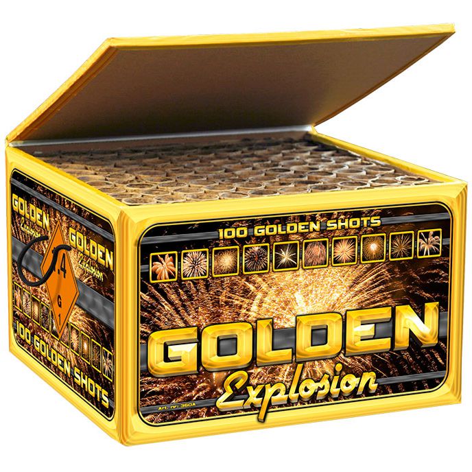 Golden Explosion Paperbox