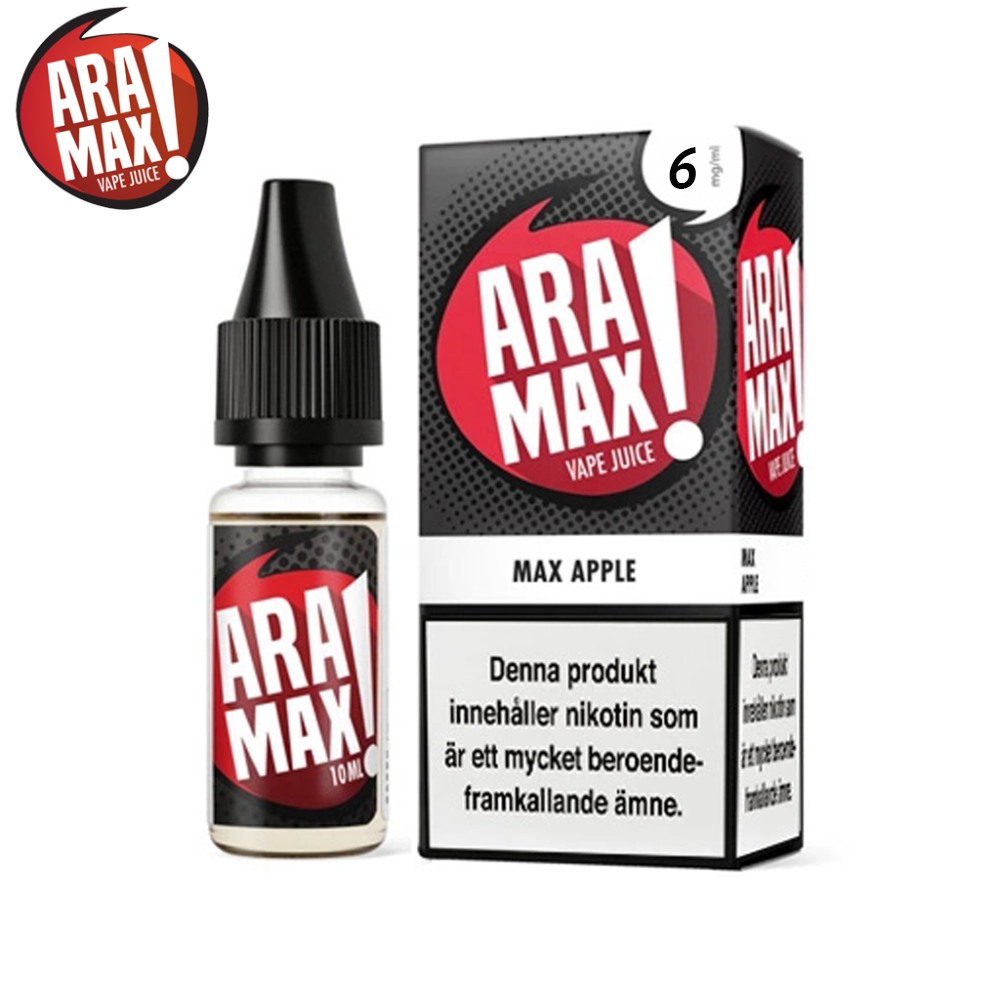 Aramax max apple 10ml 6mg