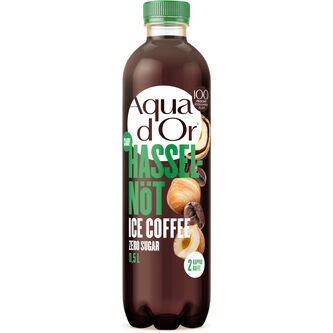 Aquador hasselnöt ice coffee 0,5l