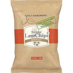 Svenska lantchips chili habanero 200g