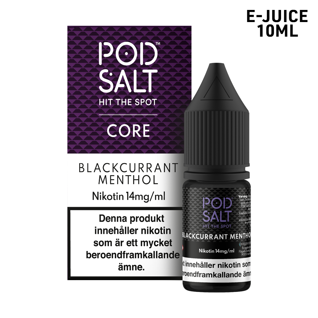 Podsalt blackcurrant menthol 14mg 10ml