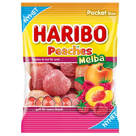 Haribo peach melba 80g