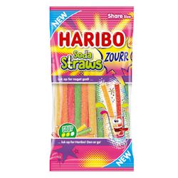 Haribo soda straws zourr 90g