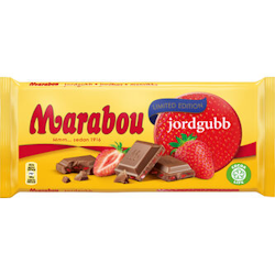 Marabou jordgubb 185g