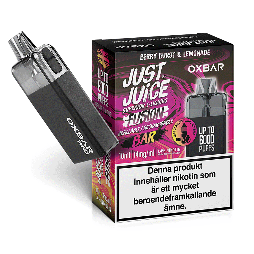 Just juice oxbar berry lemonade 14mg 2ml