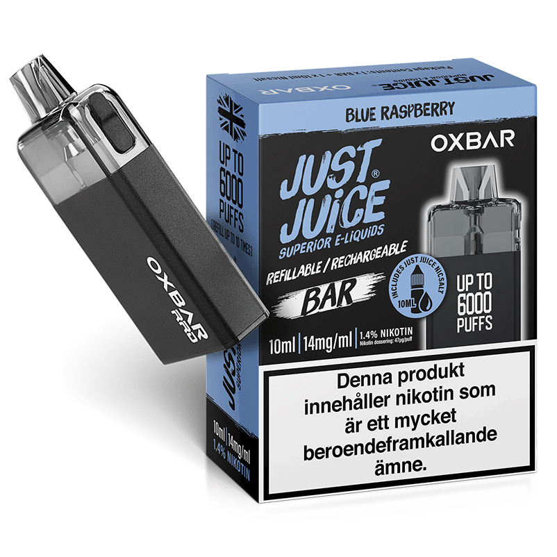 Just juice oxbar blue rasberry 14mg 2ml