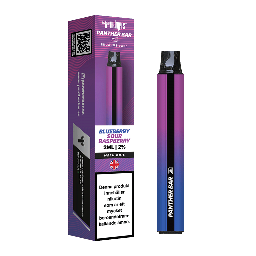 Panther Bar Blue sour raspberry 20mg POD