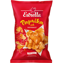 Estrella Paprika och Havssalt chips 175g